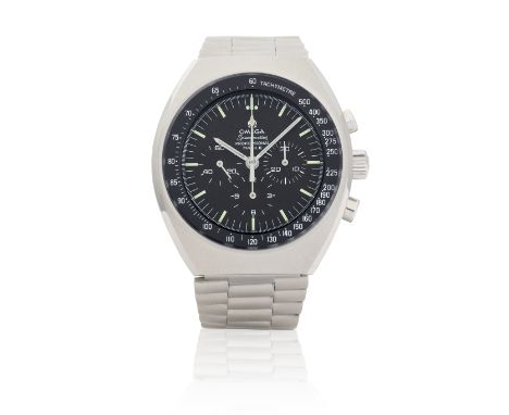 Omega. A stainless steel manual wind chronograph bracelet watchModel: Speedmaster Mark IIReference: 145.0014Date: Circa 1970M