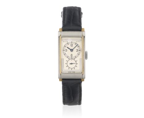 Rolex. A stainless steel and gold manual wind wristwatchModel: PrinceReference: 1862Date: Circa 1930Movement: 17-jewel manual