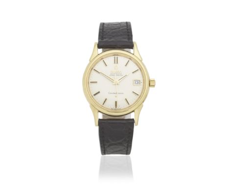 Omega. A recently serviced 18K gold automatic calendar wristwatchModel: ConstellationReference: 136250Date: Birmingham Hallma