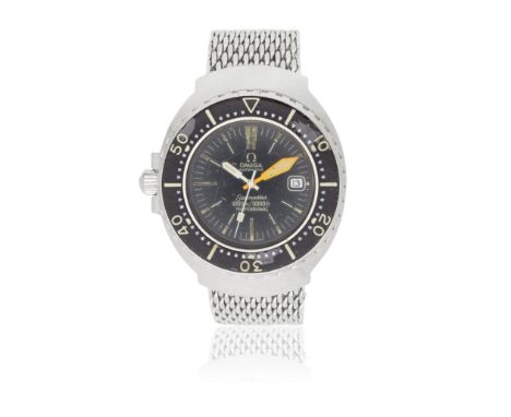 Omega. A rare stainless steel automatic calendar bracelet watchModel: SeamasterReference: ST 166.093Date: Purchased 21st Nove
