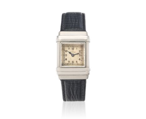 Omega. An unusual stainless steel manual wind wristwatch with water resistant sliding caseModel: MarineDate: Circa 1935Moveme