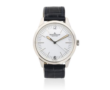 Jaeger-LeCoultre. A rare limited edition platinum automatic wristwatchModel: GeophysicReference: Q800652J, one of 58Date: Cir