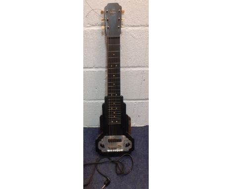 An Art Deco Selmer lap guitar A/F housed in a wooden case. Location:RWFIf there is no condition report, please request 