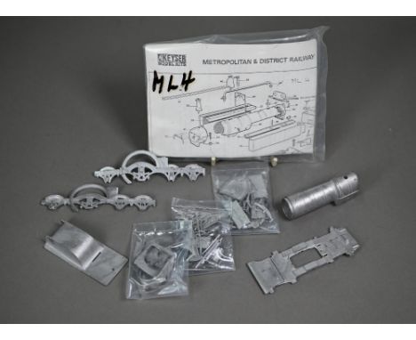 A quantity of unconstructed model railway locomotive kits including - two unconstructed Keyser locomotive kits ML4/ML6 with i