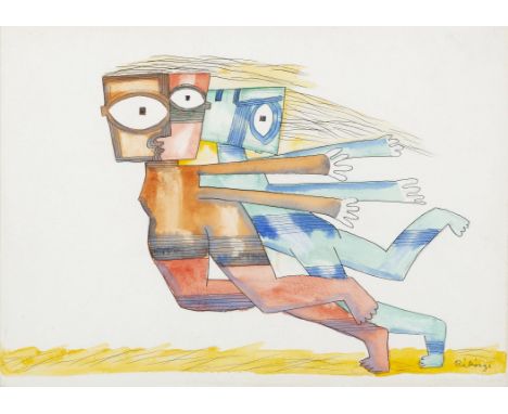 Basil Ivan R&aacute;k&oacute;czi (1908-1979)Flying WooksWatercolour, 25.5 x 35.5cm (10 x 14'')Signed