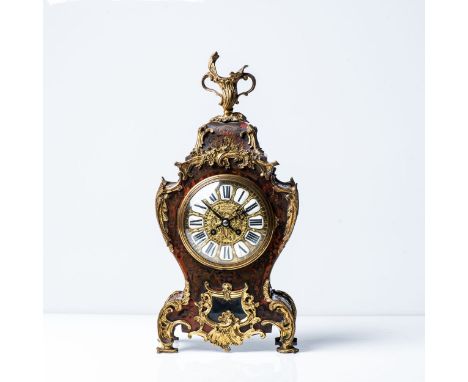 A BOULLE AND GILT-METAL BRACKET CLOCK  