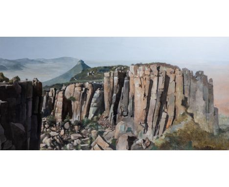 Anthony R. Cooke (British 1933 - ): VALLEY OF DESOLATION  signed with the artist's initials and dated 82; inscribed with the 