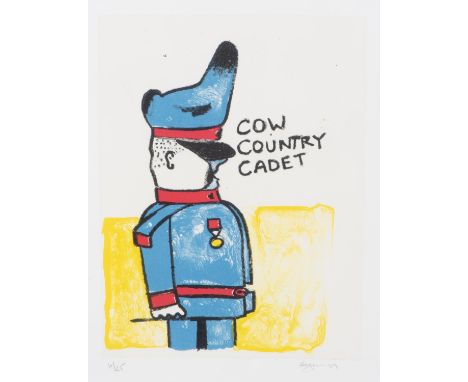 Robert Griffiths Hodgins (South Africa 1920 - 2010): COW COUNTRY CADET signed, dated '07 and numbered 6/25 in pencil in the m