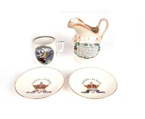 A Grace Darling commemorative mug inscribed 'Grace Darling, The Northumberland Heroine, Born Nov 24, 1815, died Oct 20, 1842,