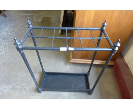 A cast iron stick stand