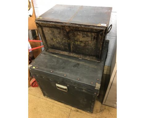 Deed box and a trunk