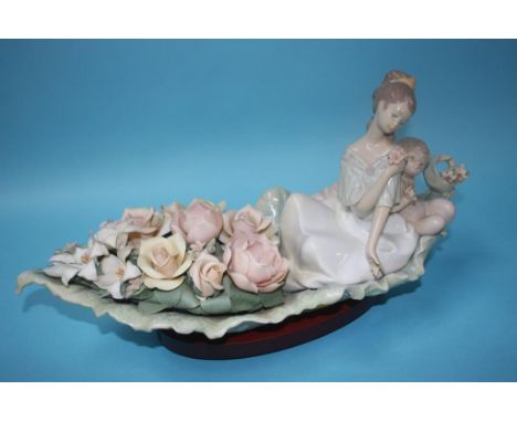 A Lladro group 'River of Dreams', with box