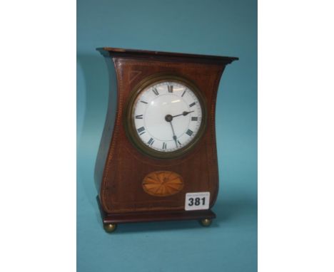 A small Edwardian mantel clock