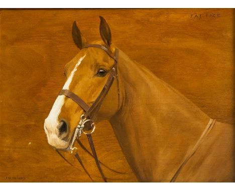 Frances Mabel Hollams (British, 1877-1963), 'Fat Face', titled u.r., signed l.l., oil on panel, 34 by 45cm, framedCONDITION:A
