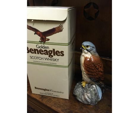 Golden Beneagle Scotch Whiskey in beswick ceramic bottle (1)