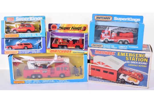 matchbox super kings fire truck