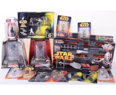 Star Wars Diecast Figures, including Titanium Clone Trooper, Darth Maul, The Power of The Force 4 pack set, ‘The War Of The G
