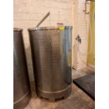 GW Kent 1,500 Litter Stainless Steel Flat Bottom Holding Vessel/Tank with Floating Lid for Distiller