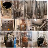 Bulk Lot- Complete Distillery System Including Lots 1-13.