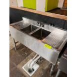 2 bay sink model # 600b21014213 48" x 19" Regency