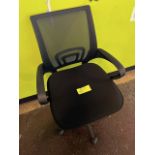 Swivel arm chair