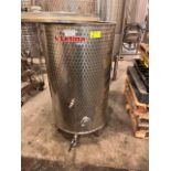 Letina 620 Litter Stainless Steel Flat Bottom Holding Vessel/Tank with Floating Lid for Distillery,
