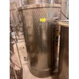 GW Kent 1,100 Litter Stainless Steel Flat Bottom Holding Vessel/Tank with Floating Lid for Distiller