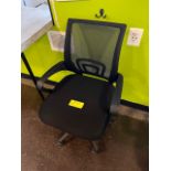 Swivel arm chair