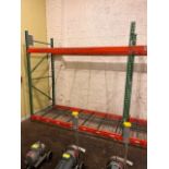 Pallet racking 3 uprights 8' x 42" 8 beams 8' and 6 decks