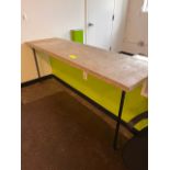 Cement table top 83" x 24"
