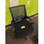 Swivel arm chair