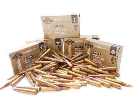 One hundred and seventy eight rounds of 7.92 ammunition LICENCE REQUIRED One hundred and seventy eight rounds of 7.92 ammunit