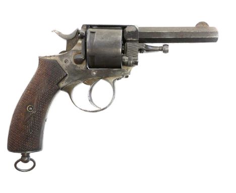 Joh. Munts 'J. E. Maintiendrai' 9.4mm revolver LICENCE REQUIRED Joh Munts 'Je. Maintiendrai' Police / Army 9.4mm revolver, 3.