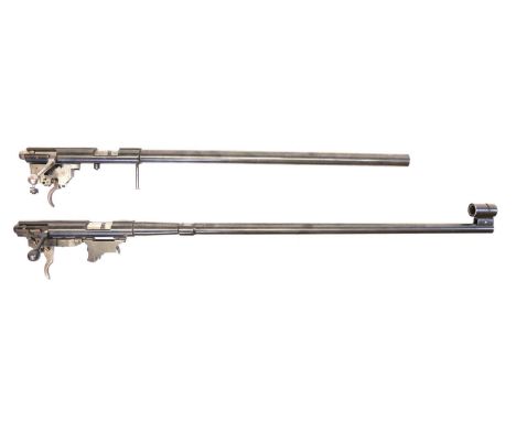 Two Anshutz .22lr rifle barrelled actions LICENCE REQUIRED Two Anshutz .22lr rifle barrelled actions, for a Match 64 with 16i