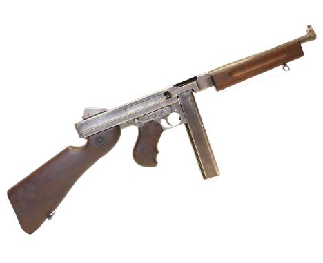 Deactivated Thompson M1A1 .45acp sub machine gun Deactivated Thompson M1A1 .45acp sub machine gun, serial number 206506, four