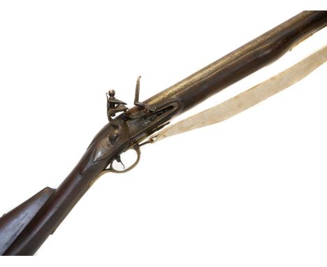 Composed flintlock 46 inch Volunteer long land type Brown Bess Musket Composed flintlock volunteer long land type Brown Bess 
