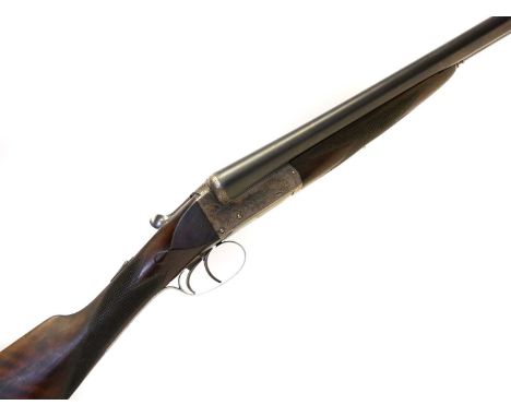 E. Gale 12 bore side by side shotgun LICENCE REQUIRED  E. Gale 12 bore side by side shotgun, 28 inch barrels, 1/4 and 3/4 cho