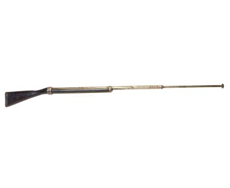 Webley and Scott fencing musket Webley and Scott Mk10 fencing musket, the stock stamped with broad arrow, X, 1915 and manufac