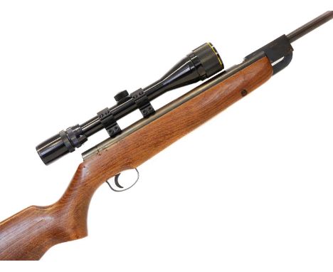 Webley Excel .177 air rifle Webley Excel .177 break barrel air rifle, 17 inch barrel, serial number 829467, with Nikko Stirli