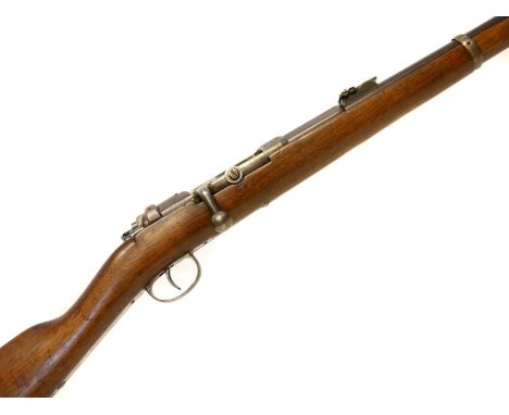 Mauser model 71 bolt action carbine Mauser model 71 11x60mm bolt action cavalry carbine, 20 inch barrel, serial number 6456E,