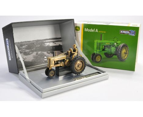 Ertl (2020) 1/32 Farm Model issue comprising No. 45727 John Deere Model A Tractor (with driver). Prestige Collection. Special