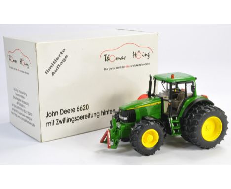 Siku (2005) 1/32 Farm Model Issue comprising John Deere 6620 Tractor on rear duals. Thomas Hoing Limited Edition of just 140 