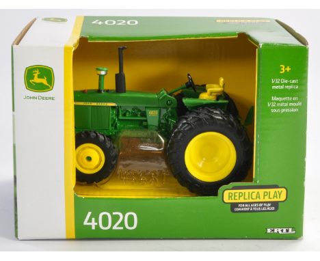 Ertl (2018) 1/32 Farm Model Issue comprising No. 45681 John Deere 4020 Tractor 4WD Rear Duals. Excellent and secure in box. B