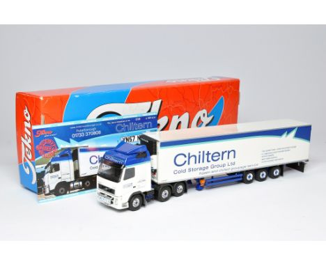 Tekno 1/50 diecast model truck issue comprising Volvo Fridge Trailer in the livery of Chiltern. Limited Edition of 100. Appea