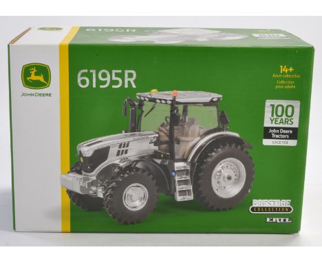 Ertl 1/32 Farm Model issue comprising No. 45648 John Deere 6196R Tractor (Silver 100 Years of John Deere Tractors Edition). P