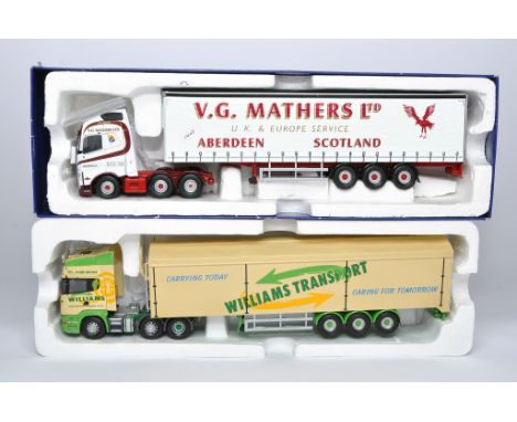 Corgi 1/50 diecast model truck issues comprising Williams and Mathers Sets. Likely displayed hence assumed fair to good, inco