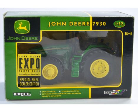 Britains 1/32 Farm Model issue comprising No. 15924S John Deere 7930 Tractor. Special Edition for EMEA EXPO 2006. Excellent a