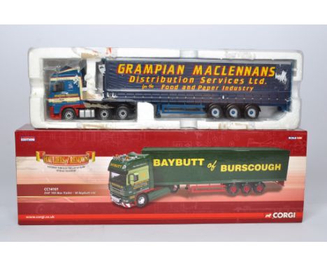 Corgi 1/50 diecast model truck issues comprising Grampian and Baybutt Sets. Likely displayed hence assumed fair to good, inco