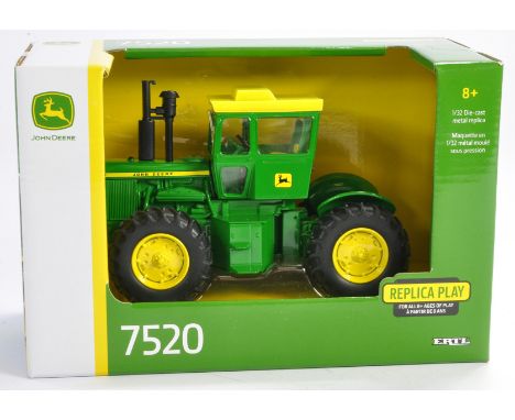 Ertl (2022) 1/32 Farm Model Issue comprising No. 45866 John Deere 7520 4WD Tractor. Excellent and secure in box. Box is excel