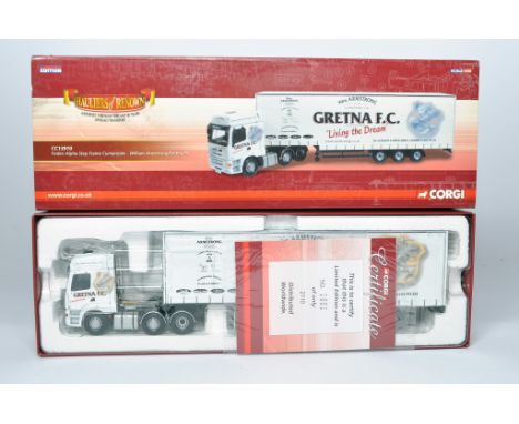 Corgi 1/50 diecast model truck issue comprising No. CC13910 Foden Curtainside in the livery of Armstrong / Grenta. Looks gene